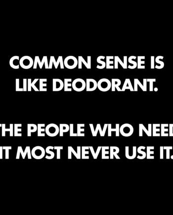 Tričko Common sense