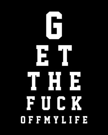 Tričko GetTheFuckOffMyLife